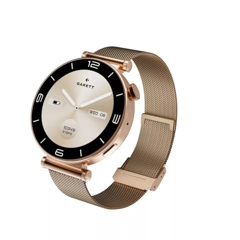 GARETT Ženski SmartWatch ispreplitan čelik remen Rose gold