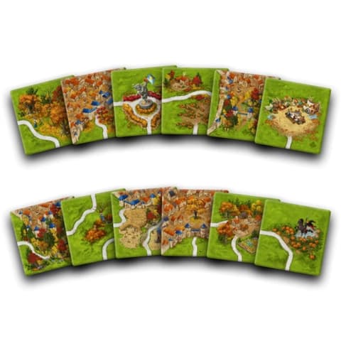 HANS IM GLÜCK Carcassonne board game 4 évszak autumn accessory NÉMET speaking