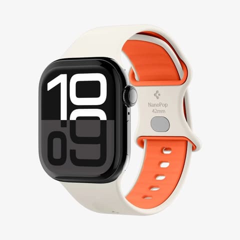 SPIGEN Apple Watch Series 11 46mm SPIGEN NANO POP Ersatzriemen einzigartig Größe Silizium BÉZS