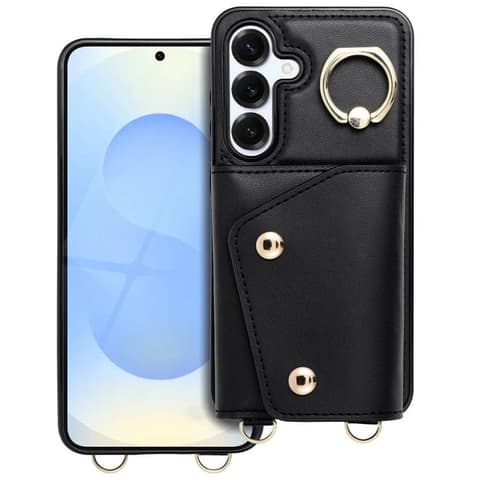 Wonder case prstenasti kickstand Samsung Galaxy A16 5G crno