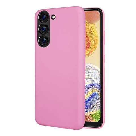 GIGAPACK samsung s23 szilikon telefonvédő matt rózsaszín