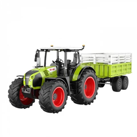 FLEG CLAAS távirányítós traktor pótkocsival
