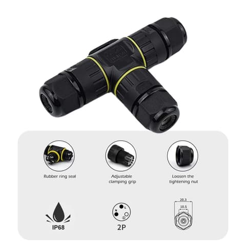 GLEDOPTO EW-M20T T-alakú csatlakozó a GL-G-003P RGB+CCT LED spotlámpához