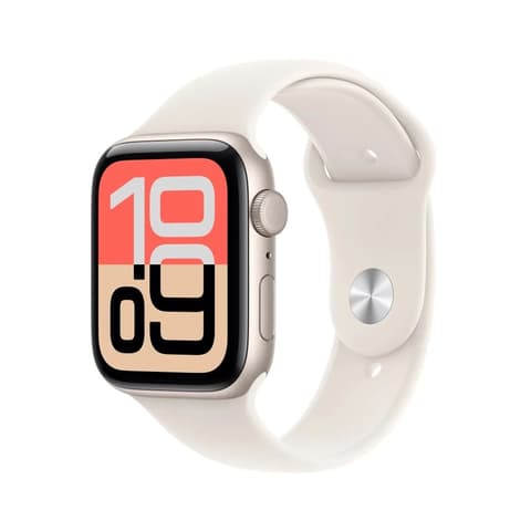 APPLE Watch SE3 GPS + Cellular 44mm lumina stelelor aluminiu toc lumina stelelor curea sport S/M