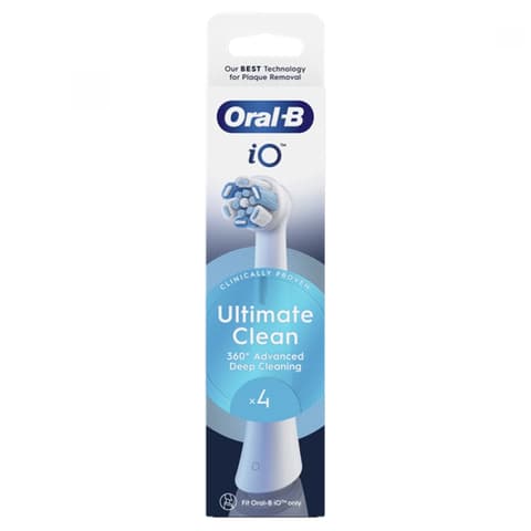 ORAL-B iO Ultimate Clean elektrisch Zahnbürste Austausch fej 4pcs Weiß