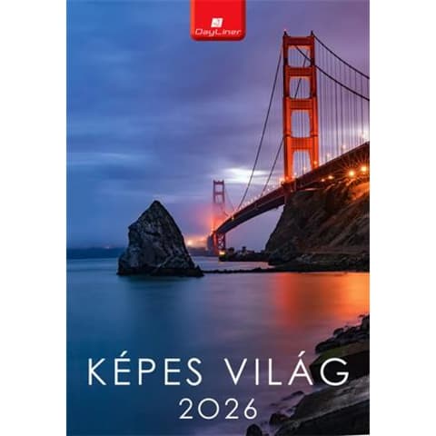 DAYLINER mural calendar Képes World 2026