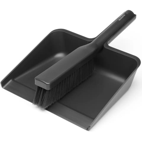 BRABANTIA SinkSide Dustpan and Brush Set. with comb metla i lopata szettben. fogantyúba izgrađena fésűvel. tamno siva - 234163