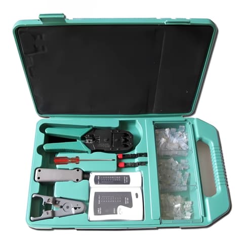 XTENDLAN Hálózatszerelő tool set plastic case