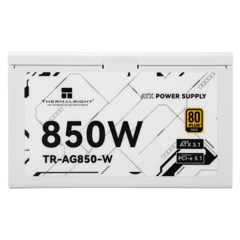 THERMALRIGHT TR-AG 850-W Moduláris 850W 80 Plus Gold tápegység fehér