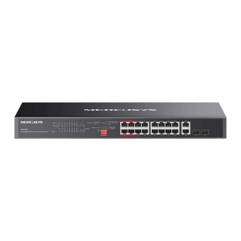 MERCUSYS MS120GP 20-Port Gigabit Rackmount Switch with 16-Port PoE+