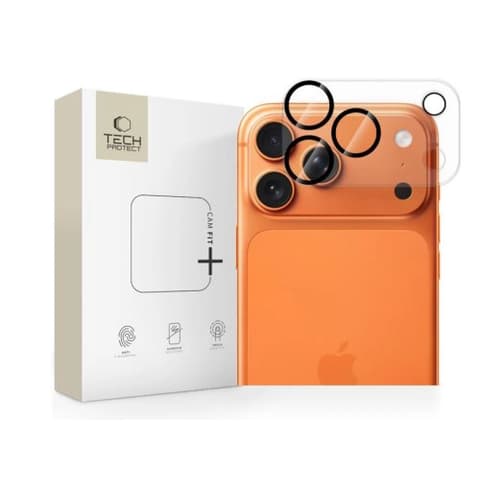 TECH-PROTECT Cam Fit + Hátsó kameravédő üveg iPhone 17 Pro Max / iPhone 18 Pro Max