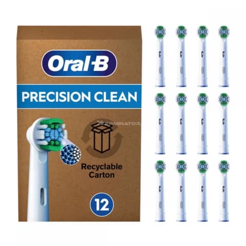 ORAL-B Precision Clean elektronisch Zahnbürste Ersatzkopf 12pcs Weiß