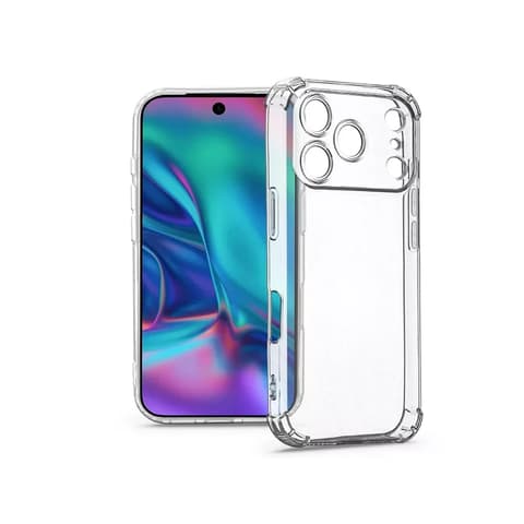 HAFFNER Anti Shock Szilikon hátlap iPhone 17 Pro Max / iPhone 18 Pro Max átlátszó
