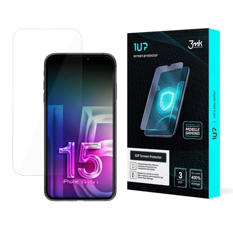 3MK 1UP kijelzővédő iPhone 15 Pro 3db