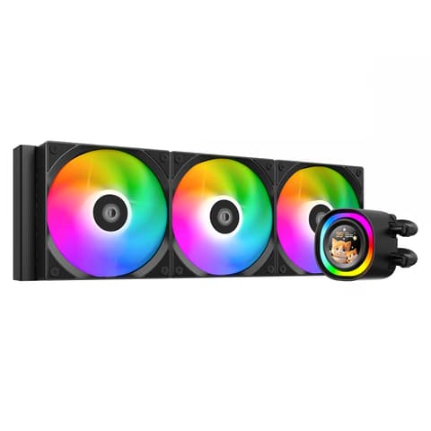 ID-COOLING FX360 LCD fekete