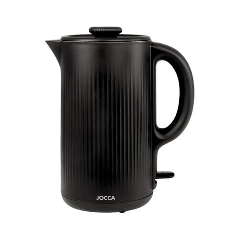 JOCCA 2525 Kettle stainless steel 1500W 1.8L Black
