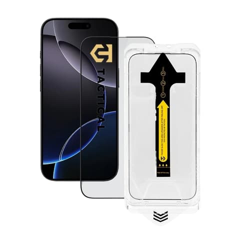 TACTICAL Impact Barrier kijelzővédő üvegfólia iPhone 17 Pro Max / iPhone 18 Pro Max fekete