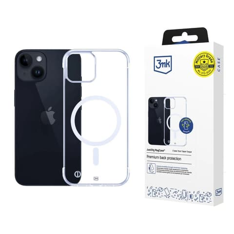 3MK Just20g MagCase MagSafe tok iPhone 13 átlátszó