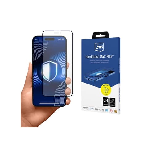 3MK HardGlass Matt Max kijelzővédő iPhone 16 Pro Max