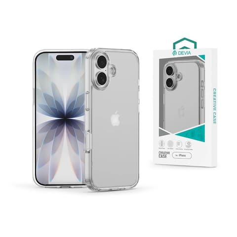 DEVIA Pure Clear shockproof case iPhone 17 transparent