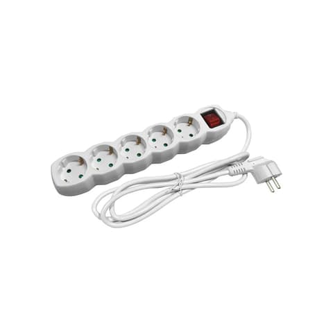 ENTAC ESE1.5G5-3-SW Splitter 5 priză 3m alb cu comutator