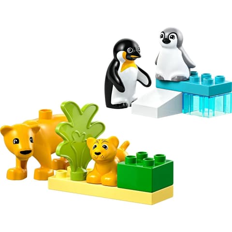 LEGO Duplo Állatcsaládok a vadvilágban: Pingvinek and oroszlánok 10442