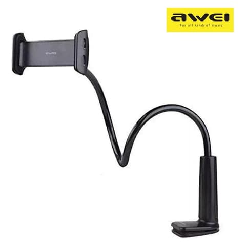 AWEI X3 Asztali telefontartó 360° 4"-10.5" fekete