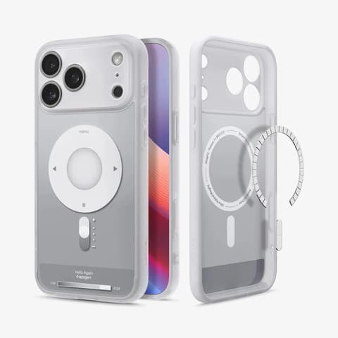 SPIGEN Ultra Hybrid Classic MagFit tok iPhone 17 Pro / iPhone 18 Pro ezüst