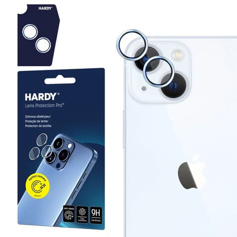 3MK Hardy Lens Protection Pro Kamera zaštitnik objektiva iPhone 15/15 Plus plava