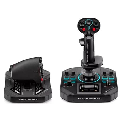 THRUSTMASTER Sol-R 4 HOTAS USB Joystick fekete