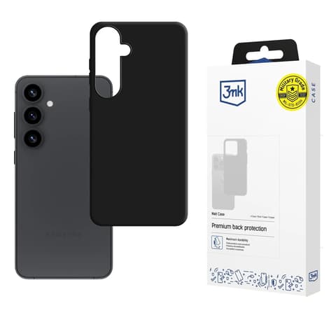 3MK Matt Case backplate Samsung Galaxy S25+ negru