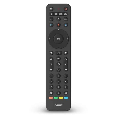 HAMA 221055 Univerzális távirányító "FITV" 8in1 fekete
