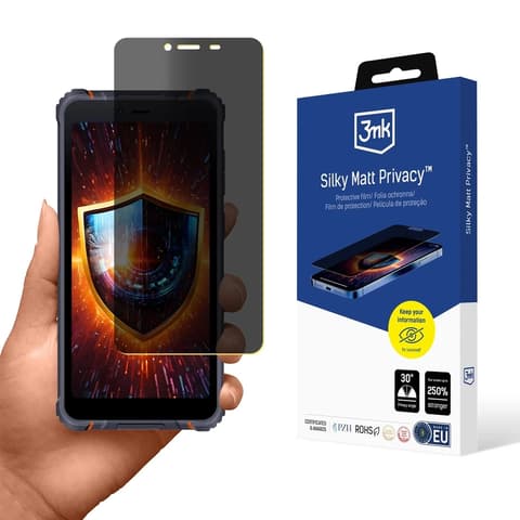 3MK Silky Matt Privacy védőfólia Aligator RX850 készülékhez
