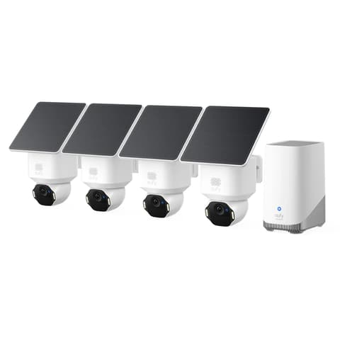 ANKER eufy SoloCam E42 4-Cam + szolár panel + HomeBase 3 KIT