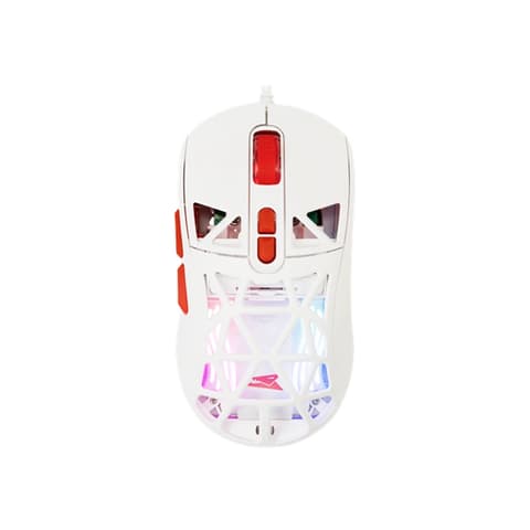 BARACUDA BGM-091W SEAL-W vezetékes gamer egér 12800 dpi fehér