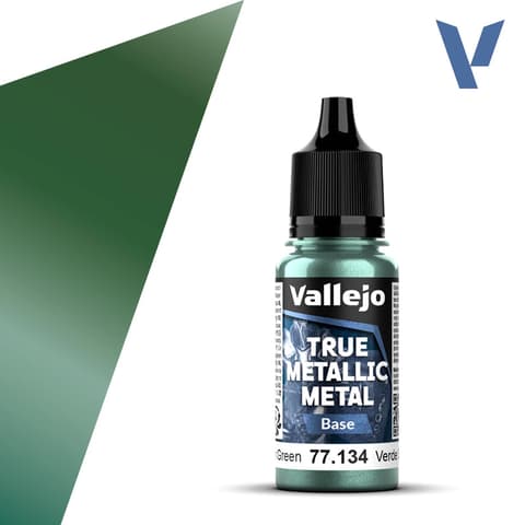 VALLEJO True Metallic Metal Base Dusken Green 18 ml VAL77134