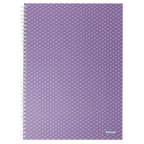 ESSELTE Colour Breeze spirálfüzet A4 linear lavender 628484