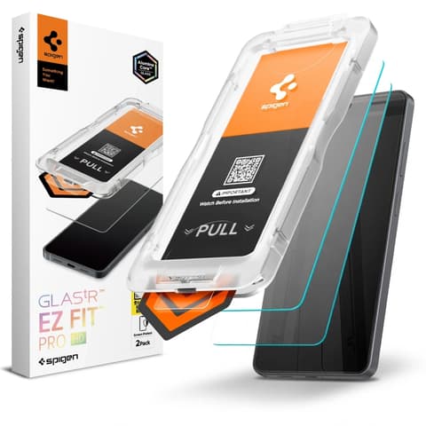 SPIGEN Samsung S26 Ultra GLASS TR EZ FIT PRO HD screen protector glass 2pcs 2.5D 9H transparent AGL11072