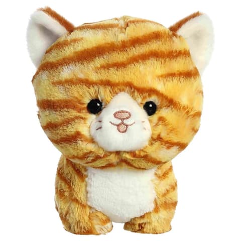 Teddy Pets plush orange Tabby cat 18cm 02564
