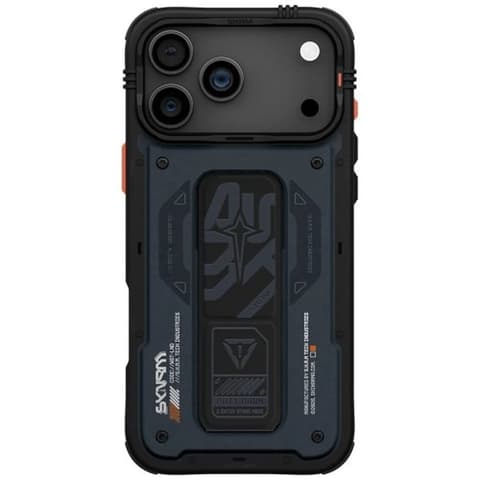 SKINARMA Aegis iPhone 17 Pro / iPhone 18 Pro mágneses tok kitámasztóval MagSafe kék SP113405