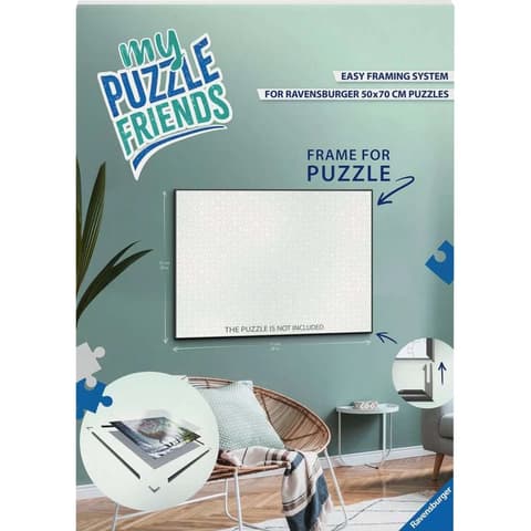 RAVENSBURGER Puzzle keret fekete 1000 darabos 17901