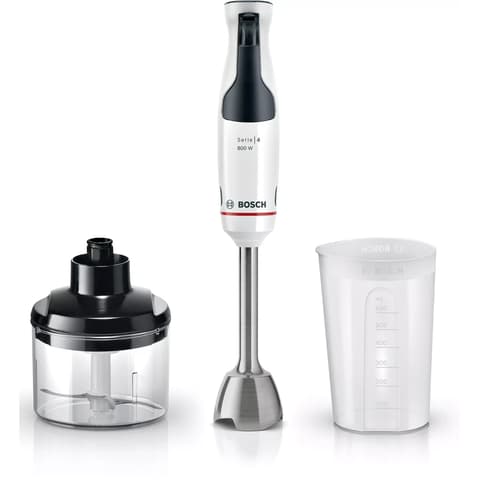 BOSCH Serie 4 ErgoMaster Hand blender 800W White MSM4W420