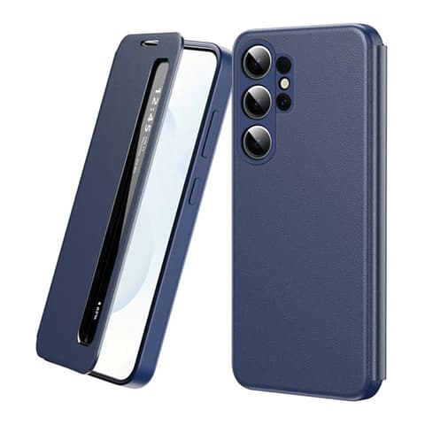 GIGAPACK Aktív flip tok Smart View Window Samsung Galaxy S26 Ultra sötétkék GP-183139