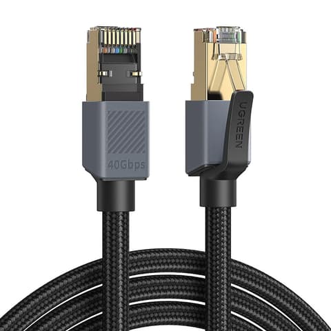 UGREEN F/FTP CAT8 Összekötő Fekete 3m NW343