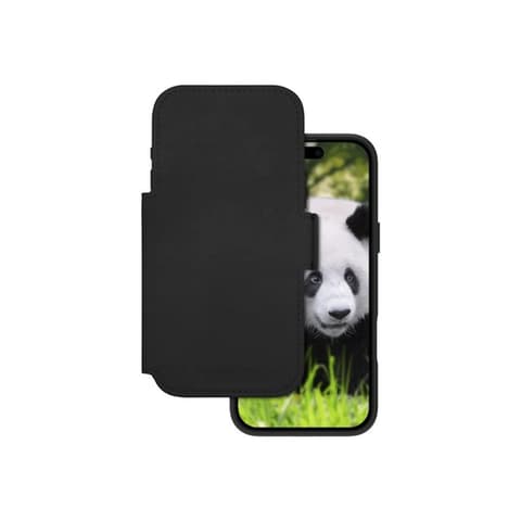 DBRAMANTE1928 Lynge flip case Apple iPhone 17 Pro Max / iPhone 18 Pro Max crno MagSafe LM69GTBL6627
