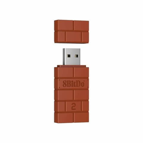 8BITDO USB Wireless Adapter 2 braun RET00311