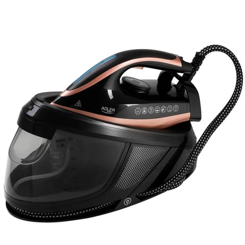 ADLER Dampfstation 2600-3100W Schwarz/Gold AD5047