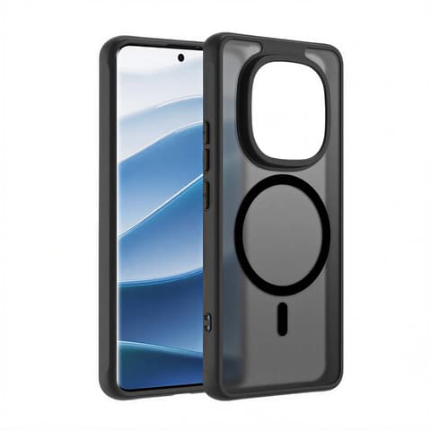 CELLECT Magnetski silikon pozadina Xiaomi Redmi Note 15 5G crno
