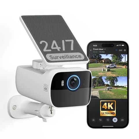 SAFEMO IP wifi cameră tub 4K 8MP IP65 mikrofon 13200mAh SolarP 1.7W SC1