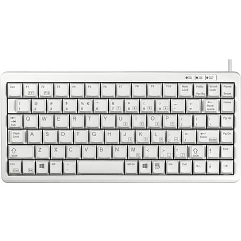 CHERRY G84-4100 kompakt US Angol fehér G84-4100LCMUS-0
